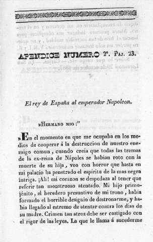 Apéndice Número 2º
