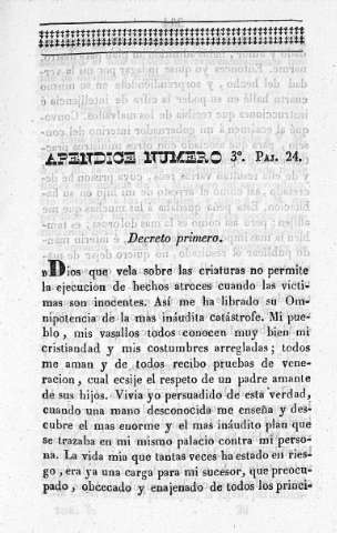 Apéndice Número 3º