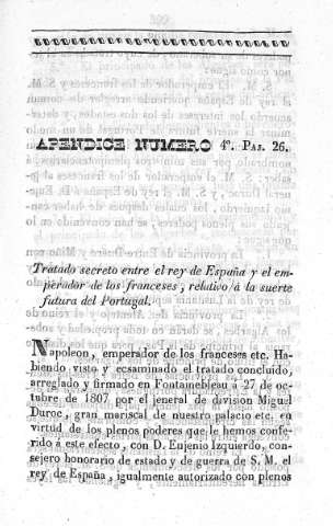 Apéndice Número 4º