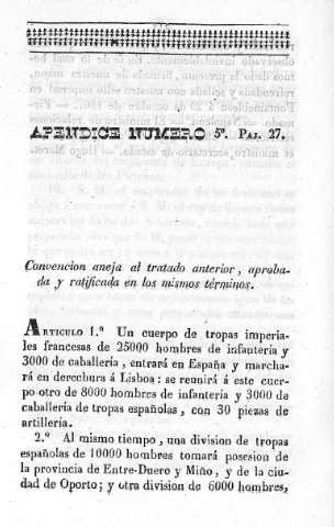Apéndice Número 5º