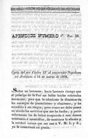 Apéndice Número 6º