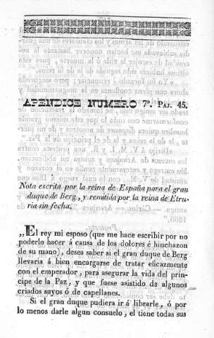 Apéndice Número 7º