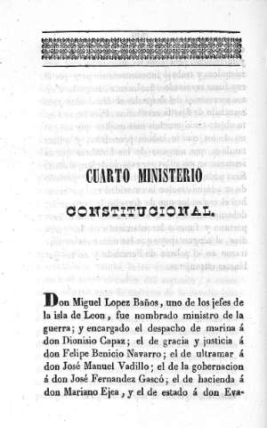 Cuarto Ministerio Constitucional