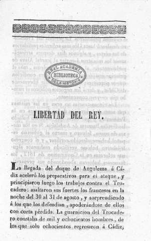 Libertad del Rey