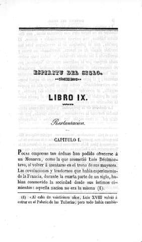 Libro IX. Capitulo I.