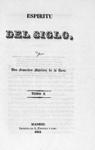 Espititu del siglo. Tomo X
