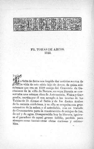 Fr. Tomás de Arcos