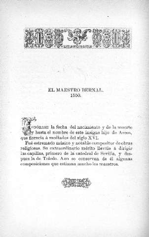 El Maestro Bernal