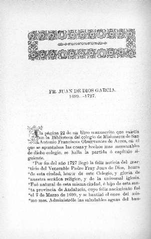 Fr. Juan de Dios García