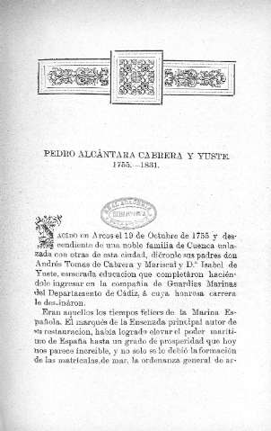 Pedro Alcántara Cabrera y Yuste