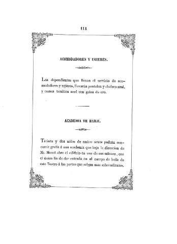 Acomodadores y ugieres. Academia de baile