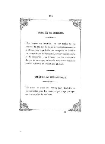 Compañía de bomberos. Depósito de herramientas