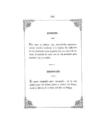 Retretes. Empapelado