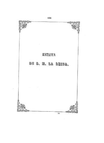 ESTATUA DE  S. M. LA REINA