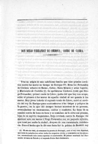 Don Diego Fernández de Córdoba, Conde de Cabra