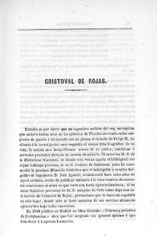 Cristoval de Rojas