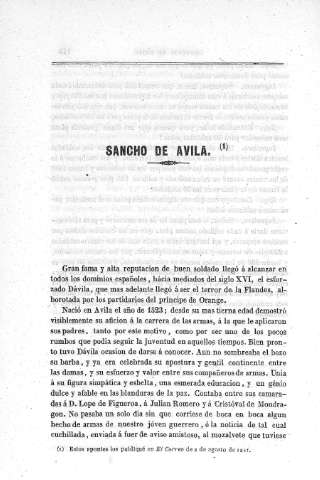 Sancho de Ávila