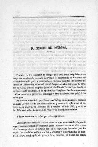 D. Sancho de Londoño