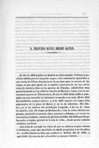 D. Francisco Dávila Orejón Gastón