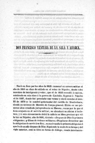 Don Francisco Ventura de la Sala y Abarca