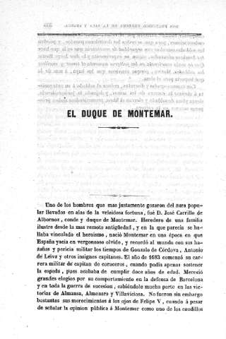 El Duque de Montemar
