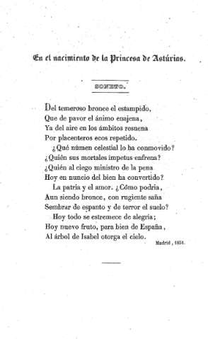 En el nacimiento de la princesa de Asturias