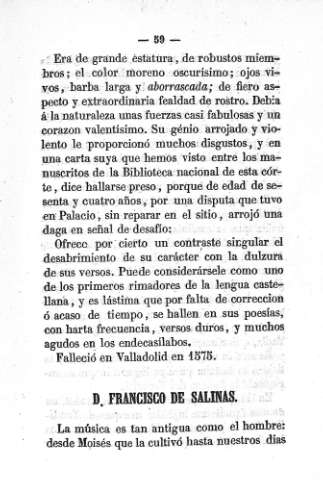 D. Francisco de Salinas