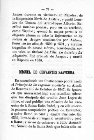 Miguel de Cervantes Saavedra