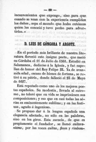 D. Luis de Góngora y Argote