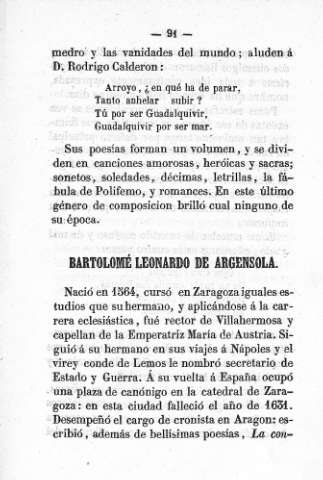 Bartolomé Leonardo de Argensola