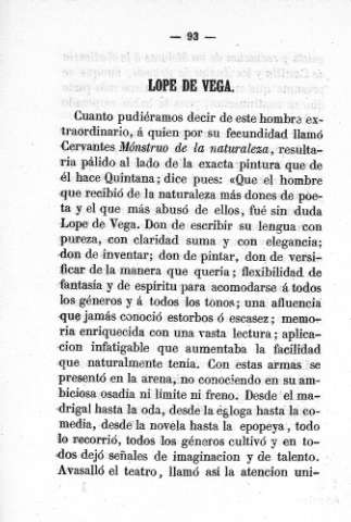 Lope de Vega