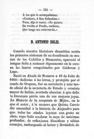 D. Antonio Solís