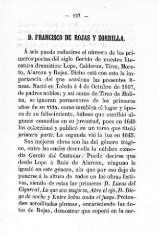 D. Francisco de Rojas y Zorrilla