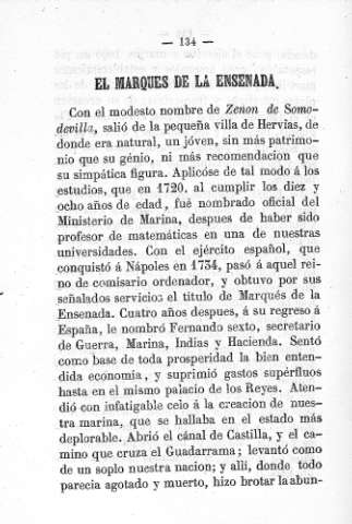 El Marqués de la Ensenada