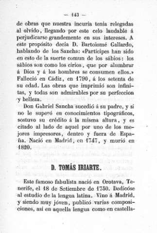 D. Tomás Iriarte