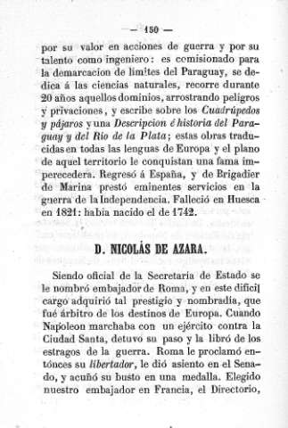 D. Nicolás de Azara