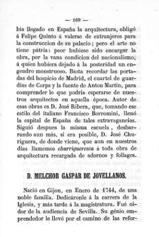 D. Melchor Gaspar de Jovellanos
