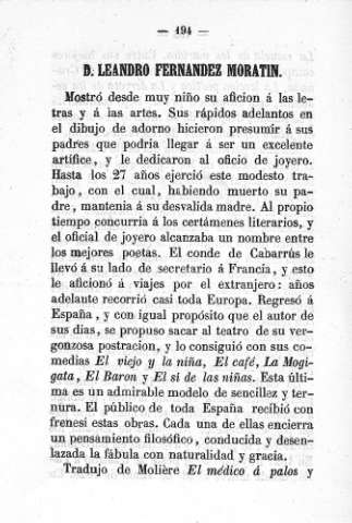 D. Leandro Fernández Moratín