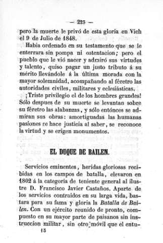 El Duque del Bailén