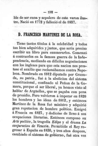D. Francisco Martínez de la Rosa