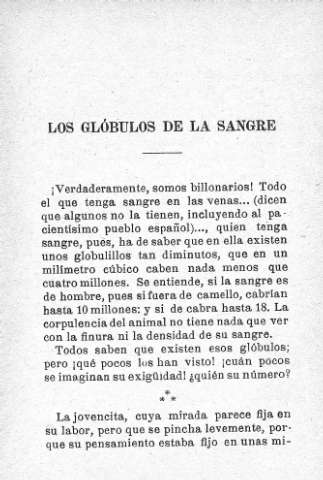 Los glóbulos de la sangre
