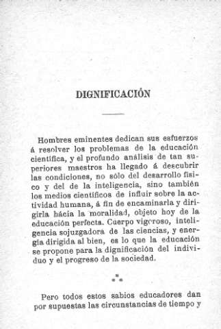 Dignificación