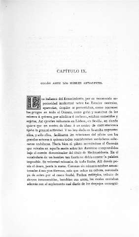 Capitulo IX. Colón ante los nobles andaluces