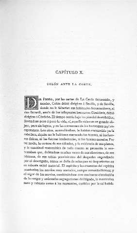 Capitulo X. Colón ante la corte