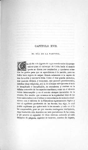 Capitulo XVII. El día de la partida