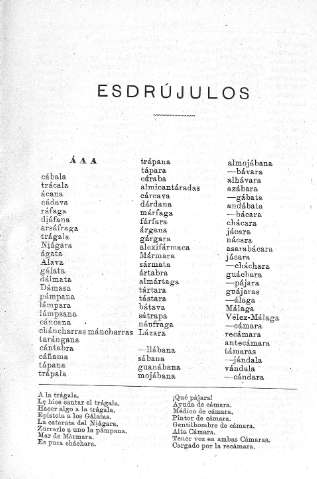 Esdrújulos
