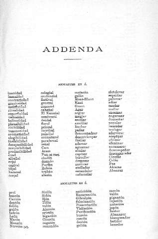 Addenda
