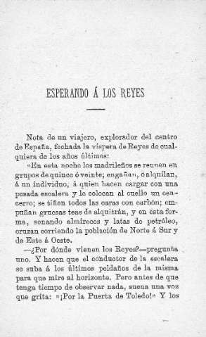 Esperando á los Reyes