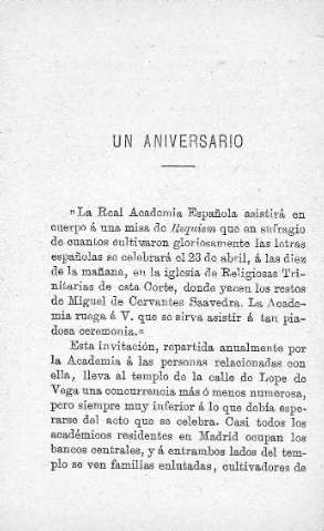 Un aniversario