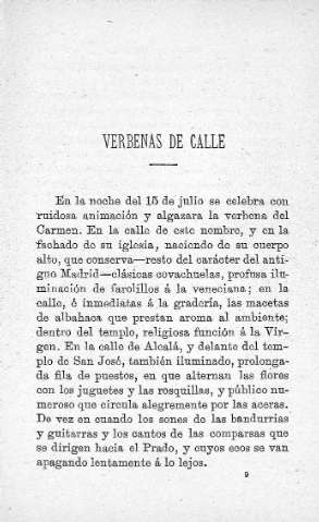 Verbenas de calle